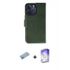 MARSİLYAN™- iPhone 13 Pro Max Kılıf Siluet Işık Serisi - Siyah Bilvis 5in1 3D Magic Cam Ekran Koruyucu + Shine Kamera Lens Koruma Cam - MI