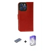 MARSİLYAN™- iPhone 13 Pro Max Kılıf Siluet Işık Serisi - Siyah Bilvis 5in1 3D Magic Cam Ekran Koruyucu + Yeşil Renkli Kamera Lens Koruma Cam