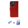 MARSİLYAN™- iPhone 13 Pro Max Kılıf Siluet Işık Serisi - Siyah Bilvis 5in1 5D Magic Hayalet Cam Ekran Koruyucu + Shine Kamera Lens Koruma Cam - MI