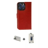 MARSİLYAN™- iPhone 13 Pro Max Kılıf Siluet Işık Serisi - Siyah Bilvis Hayalet Cam Ekran Koruyucu + Rainbow Kamera Lens Koruma Cam - BZ