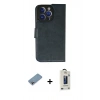 MARSİLYAN™- iPhone 13 Pro Max Kılıf Siluet Işık Serisi - Siyah Bilvis Hayalet Cam Ekran Koruyucu + Shine Kamera Lens Koruma Cam - GI