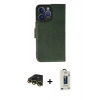 MARSİLYAN™- iPhone 13 Pro Max Kılıf Siluet Işık Serisi - Siyah Bilvis Hayalet Cam Ekran Koruyucu + Raze Metal Kamera Lens - GD