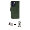 MARSİLYAN™- iPhone 13 Pro Max Kılıf Siluet Işık Serisi - Siyah Bilvis Hayalet Cam Ekran Koruyucu + Rainbow Kamera Lens Koruma Cam - KI