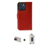 MARSİLYAN™- iPhone 13 Pro Max Kılıf Siluet Işık Serisi - Siyah Bilvis Hayalet Cam Ekran Koruyucu + Rainbow Kamera Lens Koruma Cam - KI