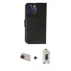 MARSİLYAN™- iPhone 13 Pro Max Kılıf Siluet Işık Serisi - Siyah Bilvis Hayalet Cam Ekran Koruyucu + Rainbow Kamera Lens Koruma Cam - KI
