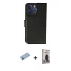 MARSİLYAN™- iPhone 13 Pro Max Kılıf Siluet Işık Serisi - Siyah Bilvis Hayalet Cam Ekran Koruyucu + Shine Kamera Lens Koruma Cam - MI