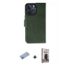 MARSİLYAN™- iPhone 13 Pro Max Kılıf Siluet Işık Serisi - Siyah Bilvis Hayalet Cam Ekran Koruyucu + Shine Kamera Lens Koruma Cam - MI