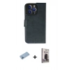 MARSİLYAN™- iPhone 13 Pro Max Kılıf Siluet Işık Serisi - Siyah Bilvis Hayalet Cam Ekran Koruyucu + Shine Kamera Lens Koruma Cam - MI