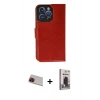 MARSİLYAN™- iPhone 13 Pro Max Kılıf Siluet Işık Serisi - Siyah Bilvis Hayalet Cam Ekran Koruyucu + Rainbow Kamera Lens Koruma Cam - KI