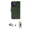 MARSİLYAN™- iPhone 13 Pro Max Kılıf Siluet Işık Serisi - Siyah Bilvis Hayalet Cam Ekran Koruyucu + Rainbow Kamera Lens Koruma Cam - MI