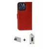 MARSİLYAN™- iPhone 13 Pro Max Kılıf Siluet Işık Serisi - Siyah Bilvis Hayalet Cam Ekran Koruyucu + Rainbow Kamera Lens Koruma Cam - MI