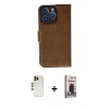 MARSİLYAN™- iPhone 13 Pro Max Kılıf Siluet Işık Serisi - Siyah Bilvis Hayalet Cam Ekran Koruyucu + Shine Kamera Lens - GD
