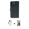 MARSİLYAN™- iPhone 13 Pro Max Kılıf Siluet Işık Serisi - Siyah Bilvis Hayalet Cam Ekran Koruyucu + Shine Kamera Lens - GD