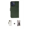 MARSİLYAN™- iPhone 13 Pro Max Kılıf Siluet Işık Serisi - Siyah Bilvis Hayalet Cam Ekran Koruyucu + Shine Kamera Lens - GD