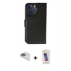 MARSİLYAN™- iPhone 13 Pro Max Kılıf Siluet Işık Serisi - Siyah Joko 5D Cam + Pers Alüminyum Kamera Lens - GD