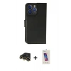 MARSİLYAN™- iPhone 13 Pro Max Kılıf Siluet Işık Serisi - Siyah Joko 5D Cam + Raze Metal Kamera Lens - GD