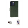 MARSİLYAN™- iPhone 13 Pro Max Kılıf Siluet Işık Serisi - Siyah Joko 5D Cam + Rainbow Kamera Lens Koruma Cam - KI