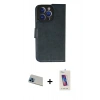 MARSİLYAN™- iPhone 13 Pro Max Kılıf Siluet Işık Serisi - Siyah Joko 5D Cam + Rainbow Kamera Lens Koruma Cam - MI