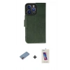 MARSİLYAN™- iPhone 13 Pro Max Kılıf Siluet Işık Serisi - Siyah Joko 5D Cam + Shine Kamera Lens Koruma Cam - PE