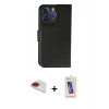 MARSİLYAN™- iPhone 13 Pro Max Kılıf Siluet Işık Serisi - Siyah Joko 5D Cam + Pers Alüminyum Kamera Lens - KI