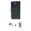MARSİLYAN™- iPhone 13 Pro Max Kılıf Siluet Işık Serisi - Siyah Joko 5D Cam + Pers Alüminyum Kamera Lens - KI