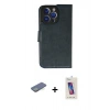 MARSİLYAN™- iPhone 13 Pro Max Kılıf Siluet Işık Serisi - Siyah Joko 5D Cam + Renkli Kamera Lens Koruma Cam - YL