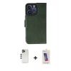 MARSİLYAN™- iPhone 13 Pro Max Kılıf Siluet Işık Serisi - Siyah Joko 5D Cam + Shine Kamera Lens - GD