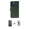 MARSİLYAN™- iPhone 13 Pro Max Kılıf Siluet Işık Serisi - Siyah Joko 5D Cam + Neon Fosforlu Kamera Lens - YL