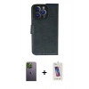 MARSİLYAN™- iPhone 13 Pro Max Kılıf Siluet Işık Serisi - Siyah Joko 5D Cam + Neon Fosforlu Kamera Lens - YL