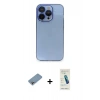 MARSİLYAN™- iPhone 13 Pro Max Kılıf Siluet Minimal Özel Seri - Şeffaf Pasifik Cam Ekran Koruyucu + Shine Kamera Lens Koruma Cam - GI