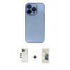 MARSİLYAN™- iPhone 13 Pro Max Kılıf Siluet Minimal Özel Seri - Siyah 6D Mat Seramik Hayalet Nano Ekran Koruyucu + Shine Kamera Lens - GD