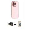 MARSİLYAN™- iPhone 13 Pro Max Kılıf Siluet Minimal Özel Seri - Siyah 6D Mat Seramik Hayalet Nano Ekran Koruyucu + Raze Metal Kamera Lens - GD