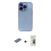 MARSİLYAN™- iPhone 13 Pro Max Kılıf Siluet Minimal Özel Seri - Siyah 6D Mat Seramik Hayalet Nano Ekran Koruyucu + Renkli Kamera Lens Koruma Cam - PE