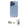 MARSİLYAN™- iPhone 13 Pro Max Kılıf Siluet Minimal Özel Seri - Siyah 6D Mat Seramik Hayalet Nano Ekran Koruyucu + Rainbow Kamera Lens Koruma Cam - MR