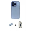 MARSİLYAN™- iPhone 13 Pro Max Kılıf Siluet Minimal Özel Seri - Siyah Bilvis Hayalet Cam Ekran Koruyucu + Shine Kamera Lens Koruma Cam - MI