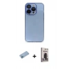 MARSİLYAN™- iPhone 13 Pro Max Kılıf Siluet Minimal Özel Seri - Siyah Bilvis Hayalet Cam Ekran Koruyucu + Shine Kamera Lens Koruma Cam - MI