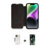 MARSİLYAN™- iPhone 13 Pro Max Kılıf Siluet Minimal Serisi - Şeffaf 360 Full Body Arka Koruyucu + Shine Kamera Lens - GD