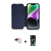 MARSİLYAN™- iPhone 13 Pro Max Kılıf Siluet Minimal Serisi - Şeffaf 360 Full Body Arka Koruyucu + Pers Alüminyum Kamera Lens - KI