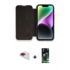 MARSİLYAN™- iPhone 13 Pro Max Kılıf Siluet Minimal Serisi - Şeffaf 360 Full Body Arka Koruyucu + Pers Alüminyum Kamera Lens - KI