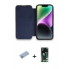 MARSİLYAN™- iPhone 13 Pro Max Kılıf Siluet Minimal Serisi - Şeffaf 360 Full Body Arka Koruyucu + Shine Kamera Lens Koruma Cam - MI
