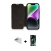 MARSİLYAN™- iPhone 13 Pro Max Kılıf Siluet Minimal Serisi - Şeffaf 360 Full Body Arka Koruyucu + Pers Alüminyum Kamera Lens - SABE