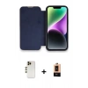 MARSİLYAN™- iPhone 13 Pro Max Kılıf Siluet Minimal Serisi - Şeffaf Maxco Cam Ekran Koruyucu + Shine Kamera Lens - GD