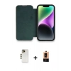 MARSİLYAN™- iPhone 13 Pro Max Kılıf Siluet Minimal Serisi - Şeffaf Maxco Cam Ekran Koruyucu + Shine Kamera Lens - GD