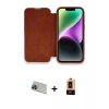 MARSİLYAN™- iPhone 13 Pro Max Kılıf Siluet Minimal Serisi - Şeffaf Maxco Cam Ekran Koruyucu + Rainbow Kamera Lens Koruma Cam - MI
