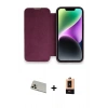 MARSİLYAN™- iPhone 13 Pro Max Kılıf Siluet Minimal Serisi - Şeffaf Maxco Cam Ekran Koruyucu + Rainbow Kamera Lens Koruma Cam - REGD