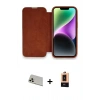 MARSİLYAN™- iPhone 13 Pro Max Kılıf Siluet Minimal Serisi - Şeffaf Maxco Cam Ekran Koruyucu + Rainbow Kamera Lens Koruma Cam - REGD