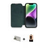 MARSİLYAN™- iPhone 13 Pro Max Kılıf Siluet Minimal Serisi - Şeffaf Maxco Cam Ekran Koruyucu + Rainbow Kamera Lens Koruma Cam - REGD