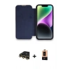 MARSİLYAN™- iPhone 13 Pro Max Kılıf Siluet Minimal Serisi - Şeffaf Maxco Cam Ekran Koruyucu + Raze Metal Kamera Lens - GD