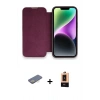 MARSİLYAN™- iPhone 13 Pro Max Kılıf Siluet Minimal Serisi - Şeffaf Maxco Cam Ekran Koruyucu + Renkli Kamera Lens Koruma Cam - SI