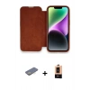 MARSİLYAN™- iPhone 13 Pro Max Kılıf Siluet Minimal Serisi - Şeffaf Maxco Cam Ekran Koruyucu + Renkli Kamera Lens Koruma Cam - SI